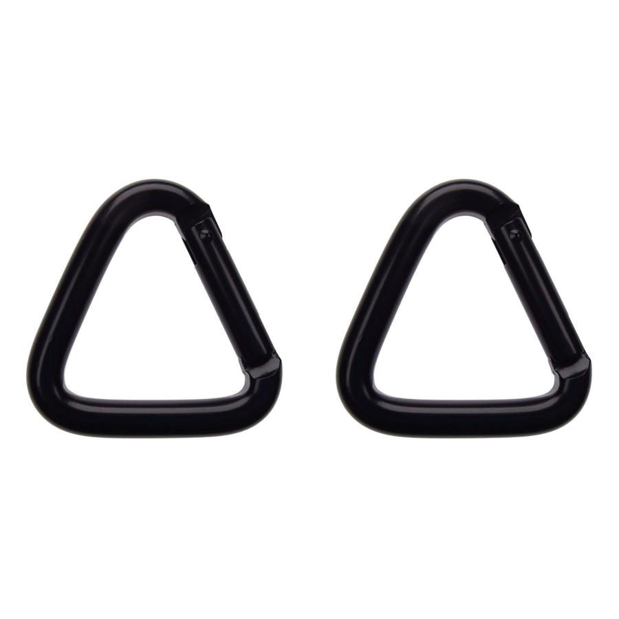 2個セット】 トライアングル カラビナ 三角形 キーホルダー ベルト
