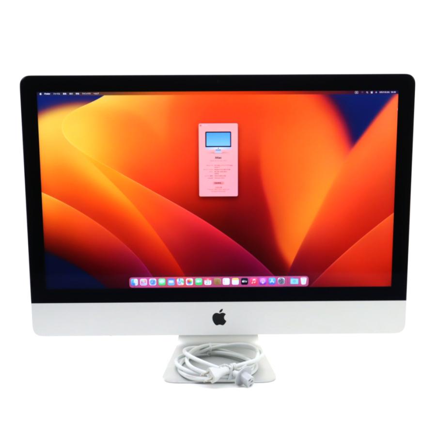 デスクApple iMac Retina 5K 27インチ 2017 Core i7-7700K 4.2GHz 64GB