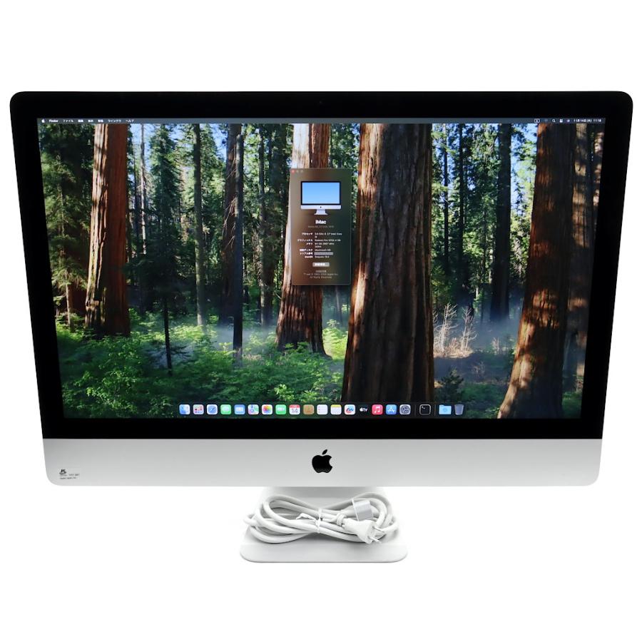 Apple iMac 27インチ Retina 5K 2019 Core i9-9900K 3.6GHz 64GB 1TB