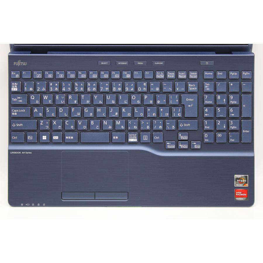 LIFEBOOK ノートパソコン 富士通 AH50/G2 Ryzen 7 5700U 1.8GHz/8GB