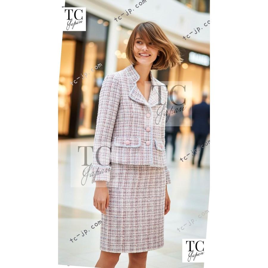 CHANEL（シャネル） スーツ ローズガーデン ルサージュ ピンク