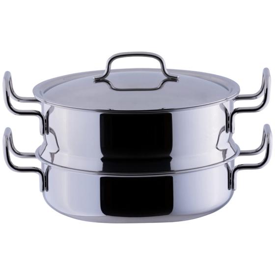 geo PRODUCT 蒸し器付鍋 25cm IH対応 GEO-25M ジオプロダクト 宮崎