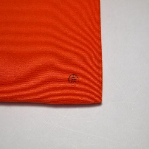 京都 千家十職 12代 土田友湖作 正絹塩瀬 朱（紅）帛紗 化粧箱入り