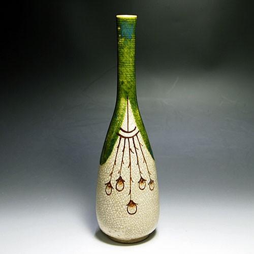 茶道具 掛花入 一翠作 未使用 美品(A788) 茶道具 掛花入 一翠作 未使用