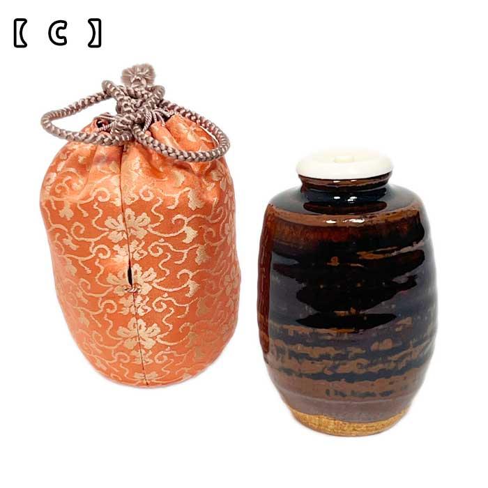 茶道具 茶器 瀬戸肩衝茶入 お仕服3色 : お茶道具の駒屋 - 通販