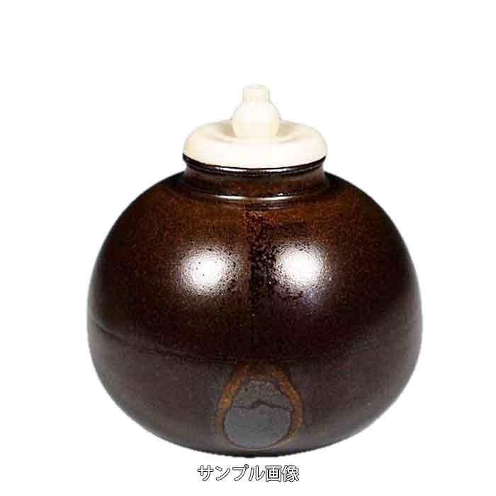 送料無料（茶道具/濃茶器）唐物大名物 国司茄子茶入写し 笹田有祥作