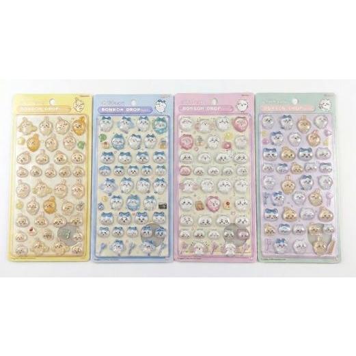 4種セット ちいかわ ボンボンドロップシール ハチワレ うさぎ サン