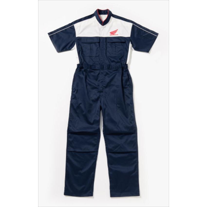 ホンダ（HONDA） ワーキングスーツSS 半袖 M-4L 工具ポケット 作業着