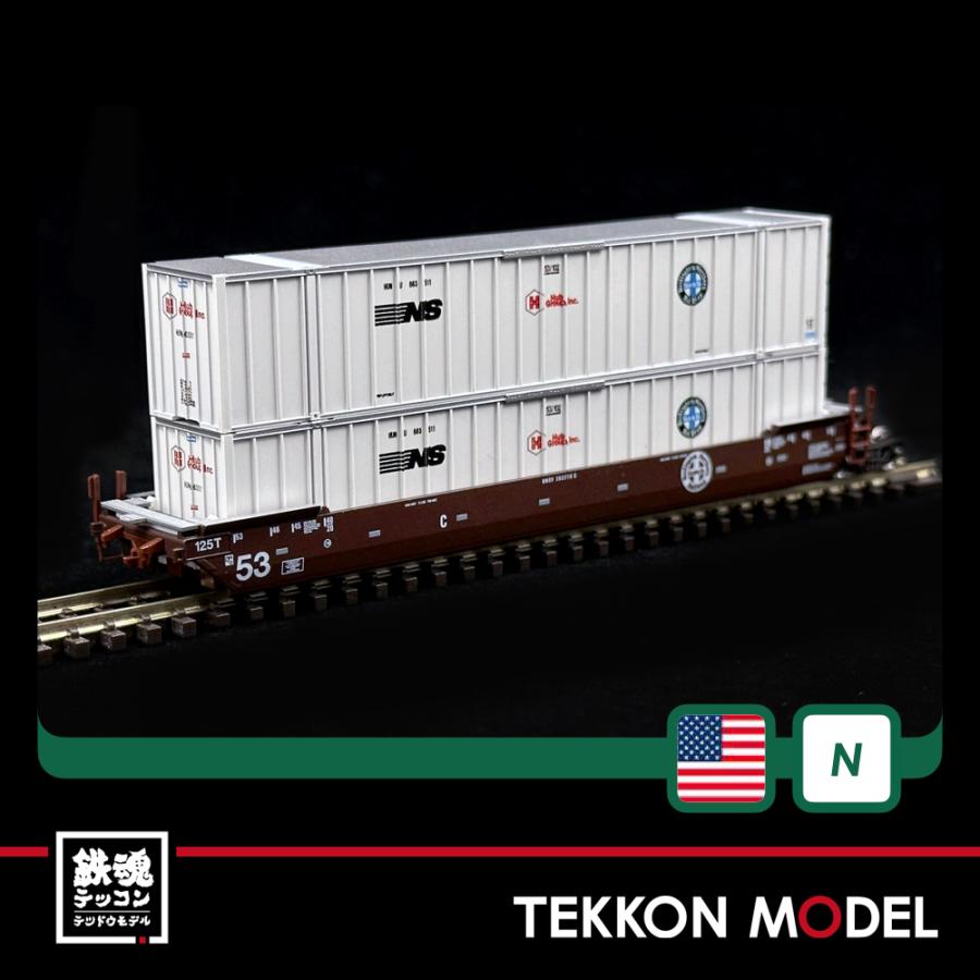 カトー（KATO） Nゲージ KATO USA 106-6185 MAXI-IV BNSF 旧ロゴ 3両