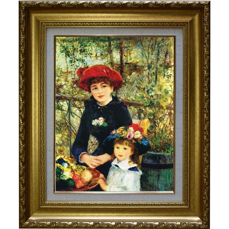 ルノワール テラスにて 6号 複製名画 絵画 ジクレー レプリカ 美術品