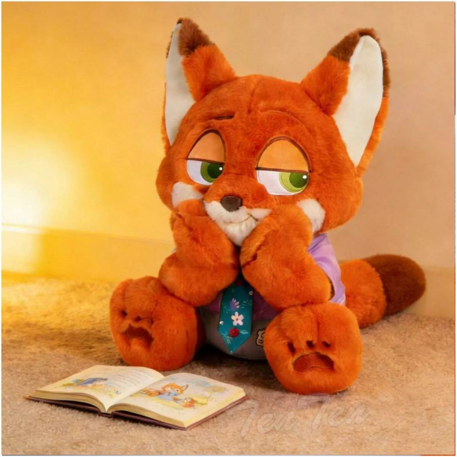 ズートピア2 ニック ぬいぐるみ ブランケット 大きいサイズ 50cm 陽気