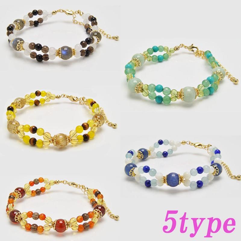 天然石 オリジナルデザイン ブレスレット アクセサリー パワーストーン