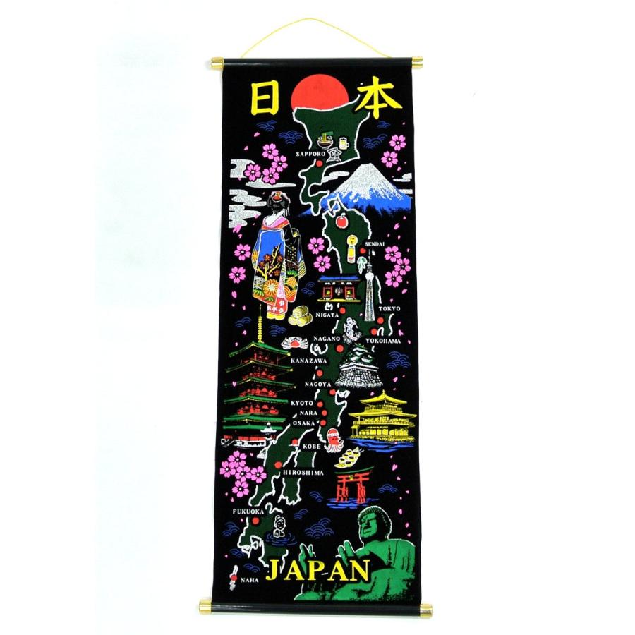 タペストリー 掛け軸 豪華ラメ加工 80cm 日本 : テンマヤ - 通販