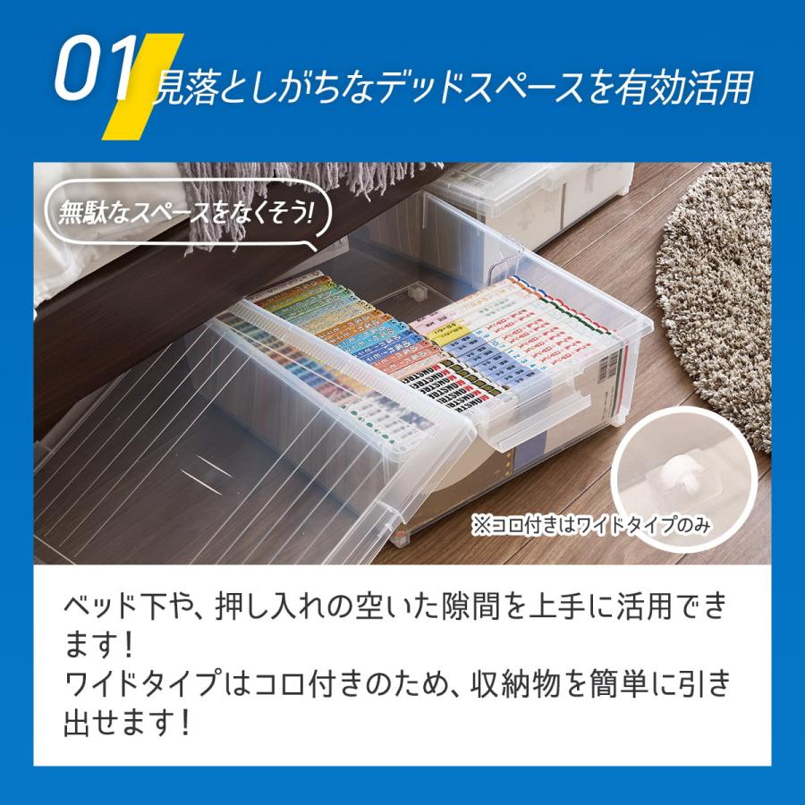 天馬 収納ケース 収納ボックス DVDいれと庫 ワイド : テンマ フィッツ