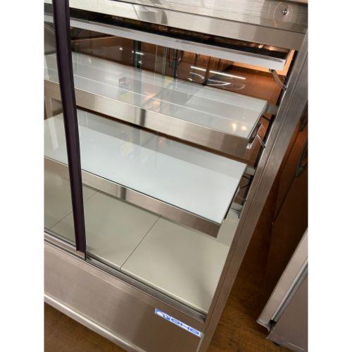 業界最長1年保証】対面冷蔵ショーケース 3段 両面引き戸 大穂製作所