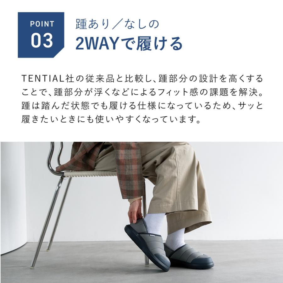 TENTIAL（テンシャル） 【公式】リカバリーサンダル ウォーム メンズ