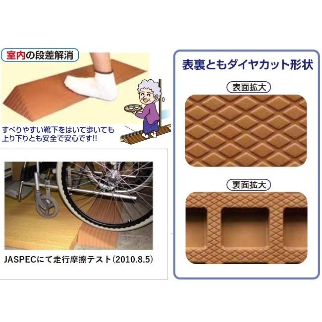 段差解消リフォーム シンエイテクノ ダイヤスロープ DS76-70 幅76cm