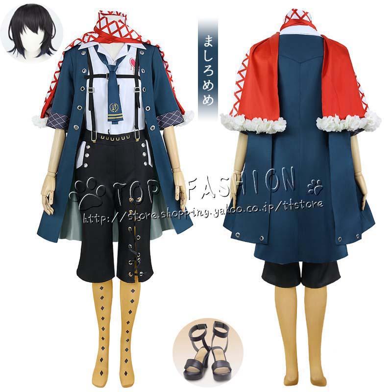 にじさんじ VTuber 風 ましろ爻 ましろ めめ コスプレ衣装 ウィッグ