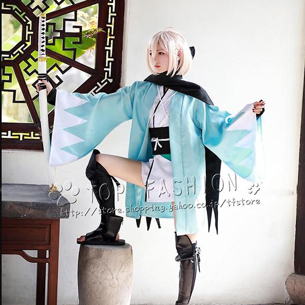 Fate Grand Order 風 桜セイバー 桜saber 沖田総司 FGO コスプレ衣装