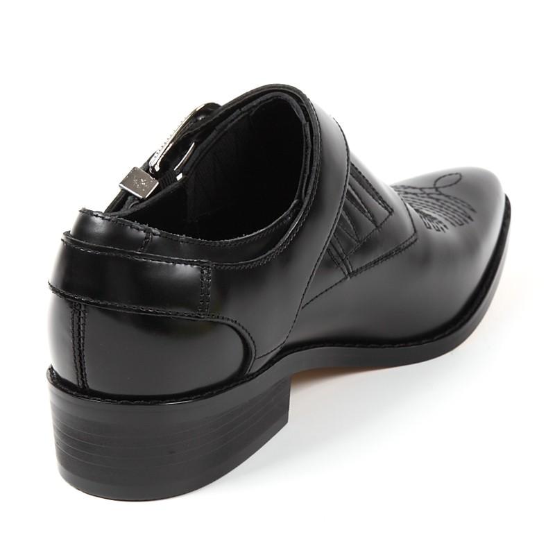 TEXAS VILLAGE 本革 ウエスタンブーツ ショート メンズ 日本製 ポイン