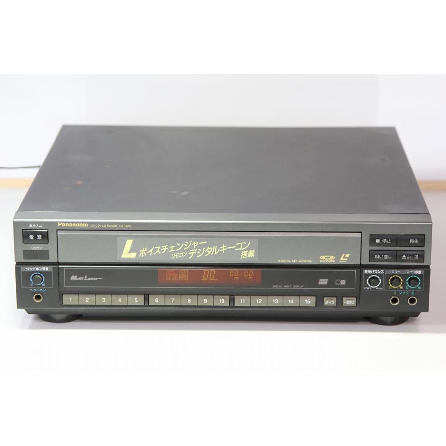 Panasonic パナソニック LX-K630 CD/LDプレーヤー カラオケ対応 【中古