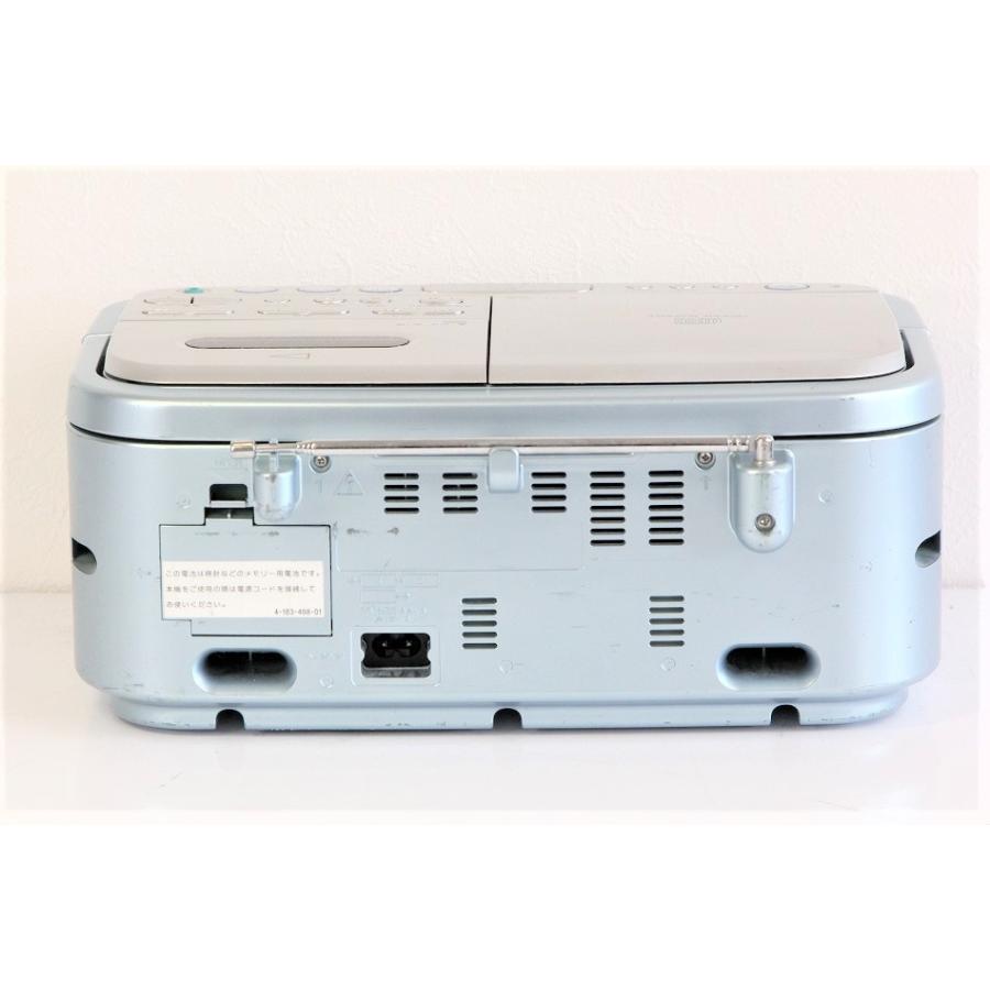 ソニー SONY CDラジオカセットレコーダー CFD-E501 : FM/AM対応 ブルー