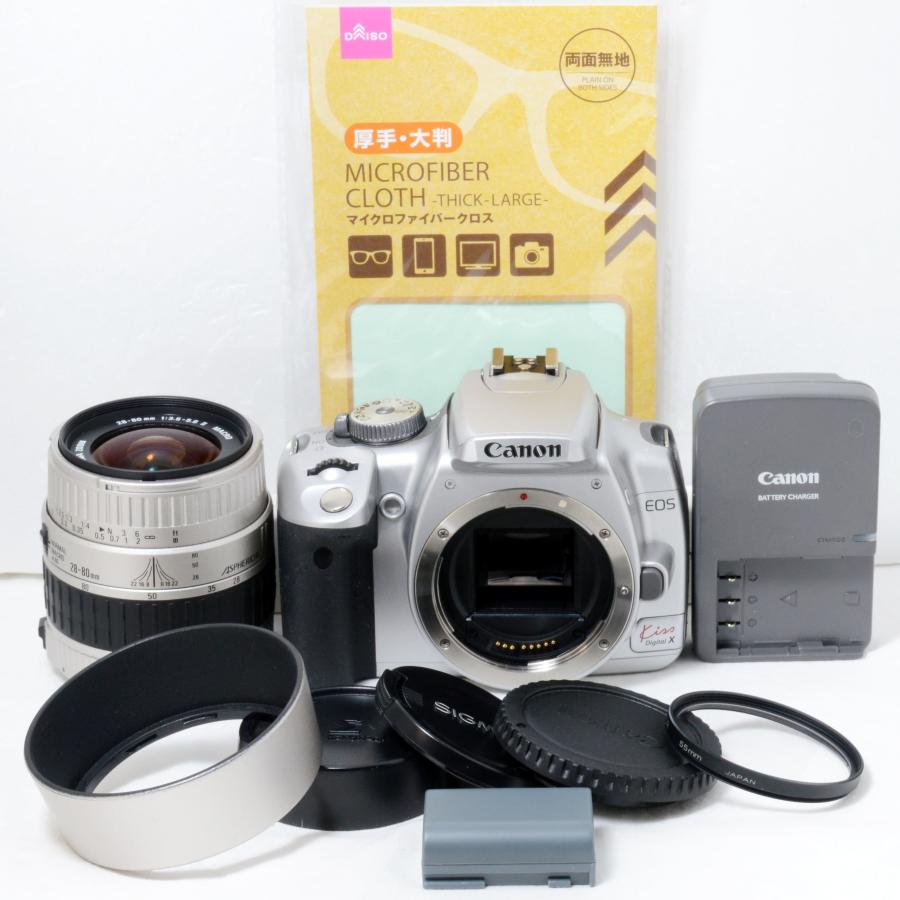 EOS Kiss キヤノン デジタル一眼レフカメラ Canon Digital X AF 28