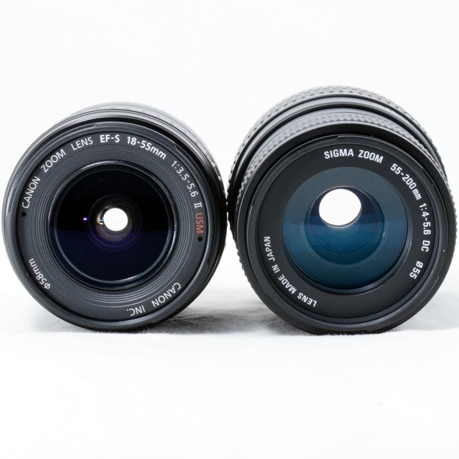 EOS Kiss F キャノン デジタル一眼レフカメラ Canon 18-55mm 55-200mm