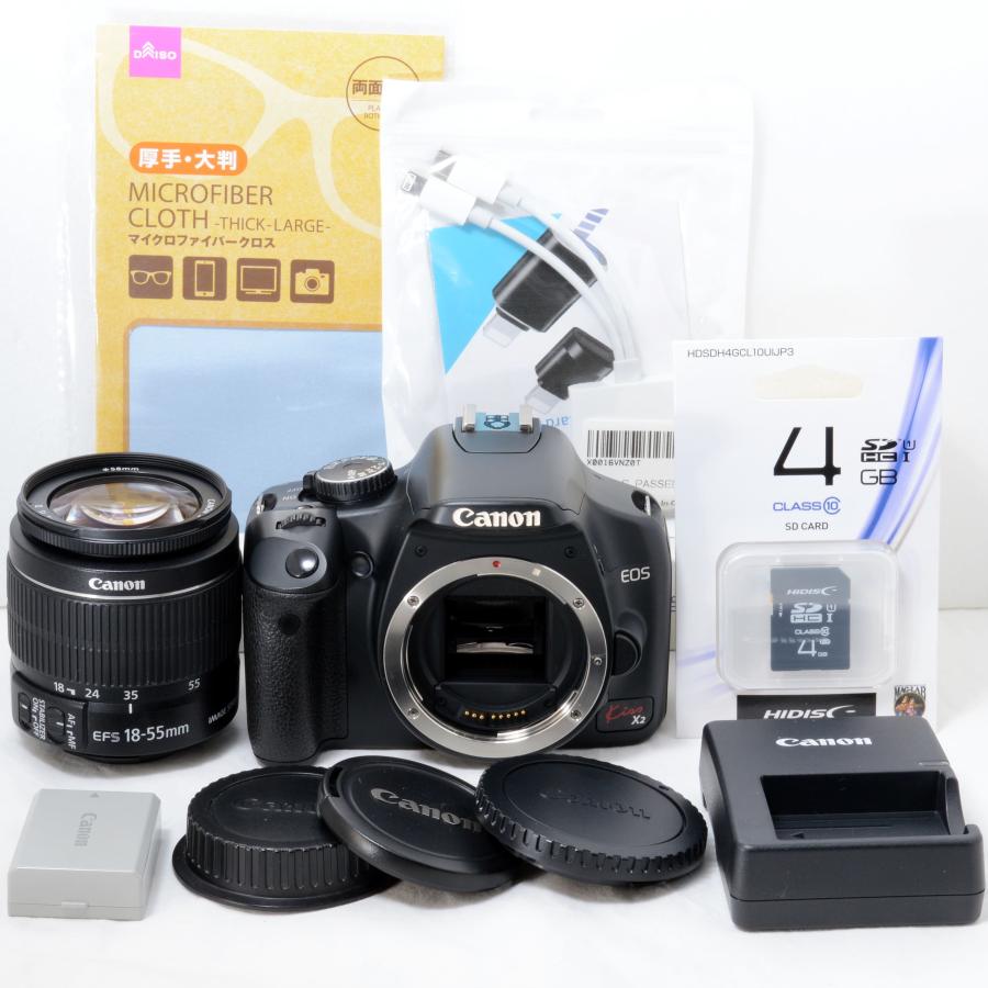 EOS Kiss X2 キヤノン デジタル一眼レフカメラ Canon EF-S 18-55mm