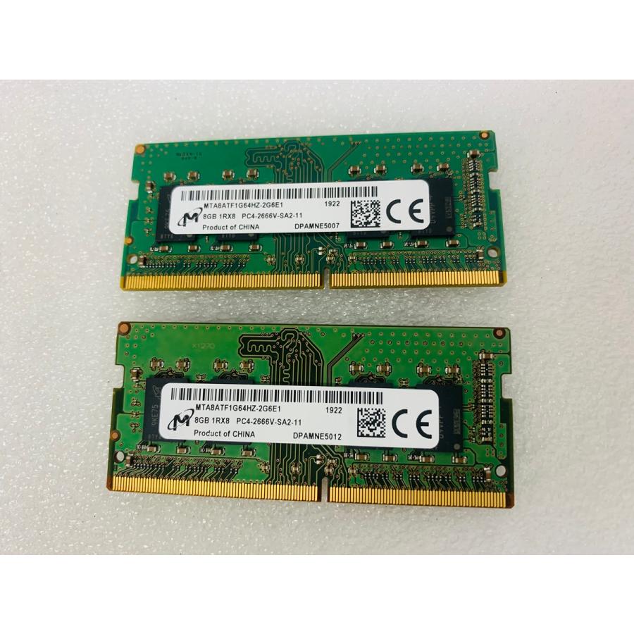 Micron（マイクロン） MICRON PC4-2666V 8GB 2枚組 1セット 16GB DDR4