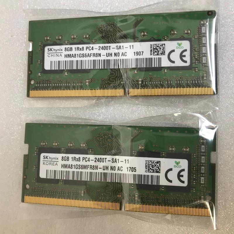 SK hynix ddr4 16gb ノート SK HYNIX PC4-2400T 8GB 2枚で 16GB DDR4
