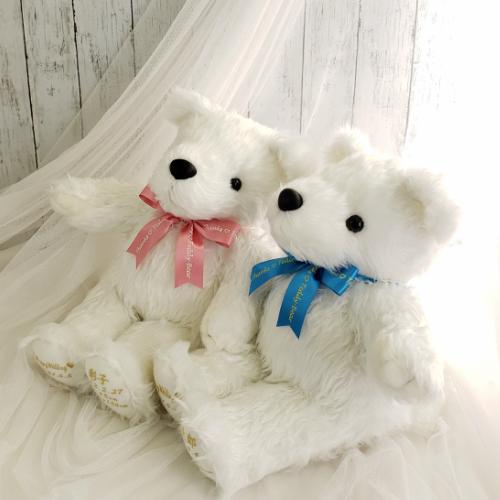 赤ちゃん 体重ベア ゼクシィ掲載 新郎新婦 ウエディングセット 結婚式