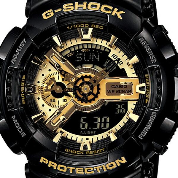 G-SHOCK ブラック×ゴールドシリーズ GA-110GB-1AJF メンズ 腕時計 電池