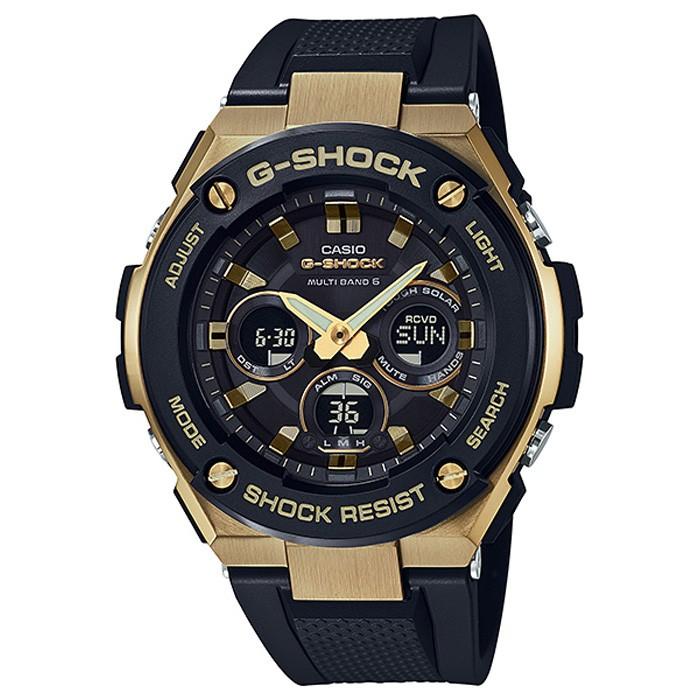G-STEEL G-SHOCK ミドルサイズ 電波ソーラー メンズ 腕時計 アナログ
