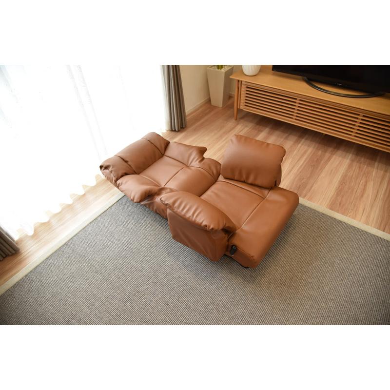 タマリビング 本革 ベローナ 回転座椅子 座椅子 無段階リクライニング