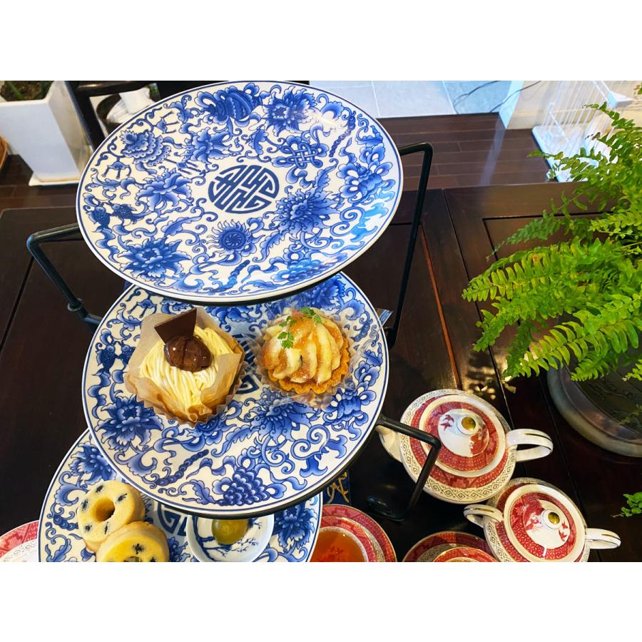 THE-SECRET-GARDEN シノワズリ ディナープレート 26cm 飾り皿 景徳鎮