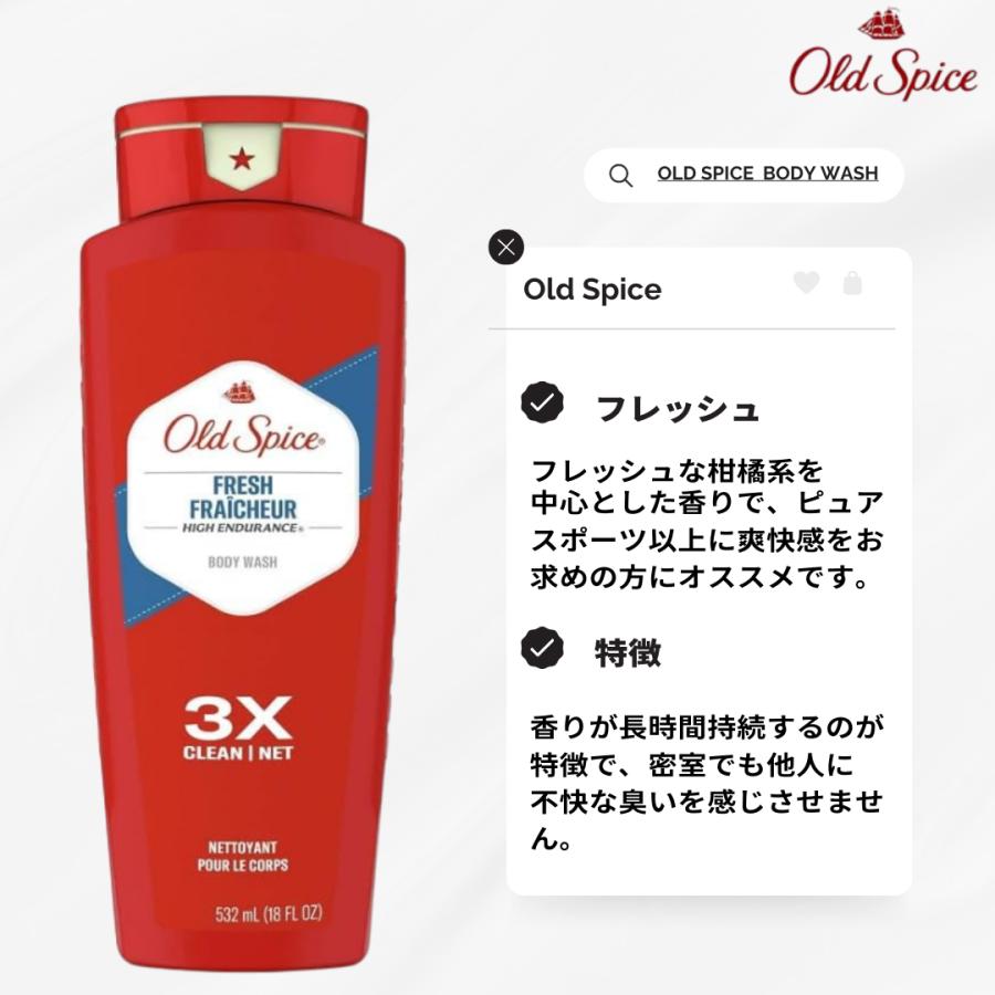 Old Spice（オールドスパイス） ボディソープ ボディウォッシュ 匂い