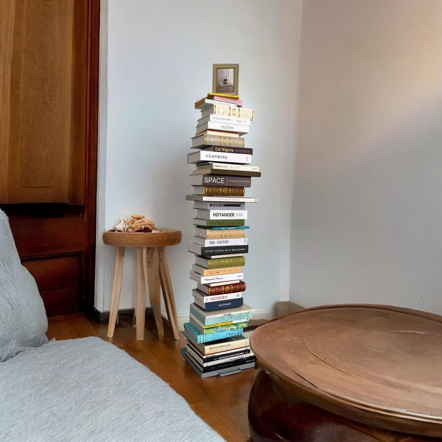 プレミアムタイプ Tsum_dock ブックタワー 隠しキャスター付 10段