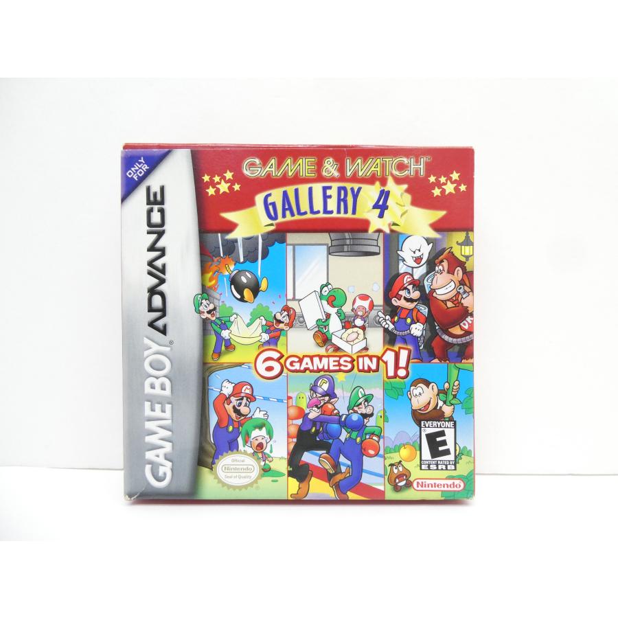 ゲームボーイアドバンス GBA 海外版 GAME & WATCH ギャラリー4 レトロ