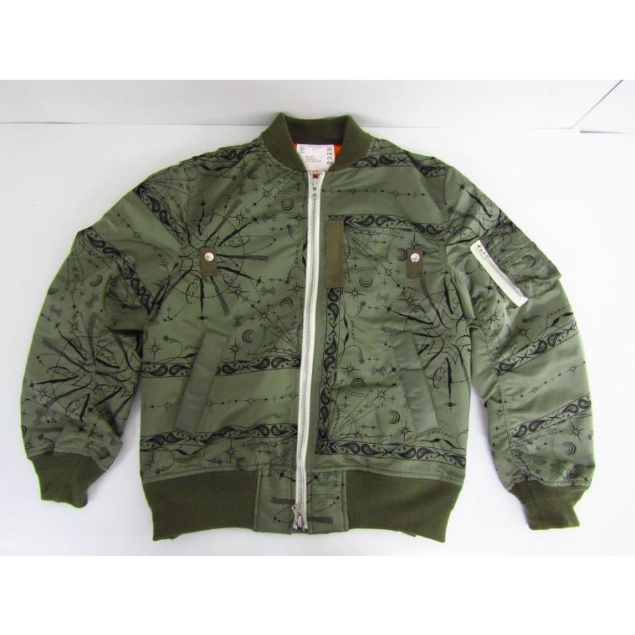 sacai（サカイ） × Dr.Woo サカイ×ドクターウー BANDANA PRINT MA-1