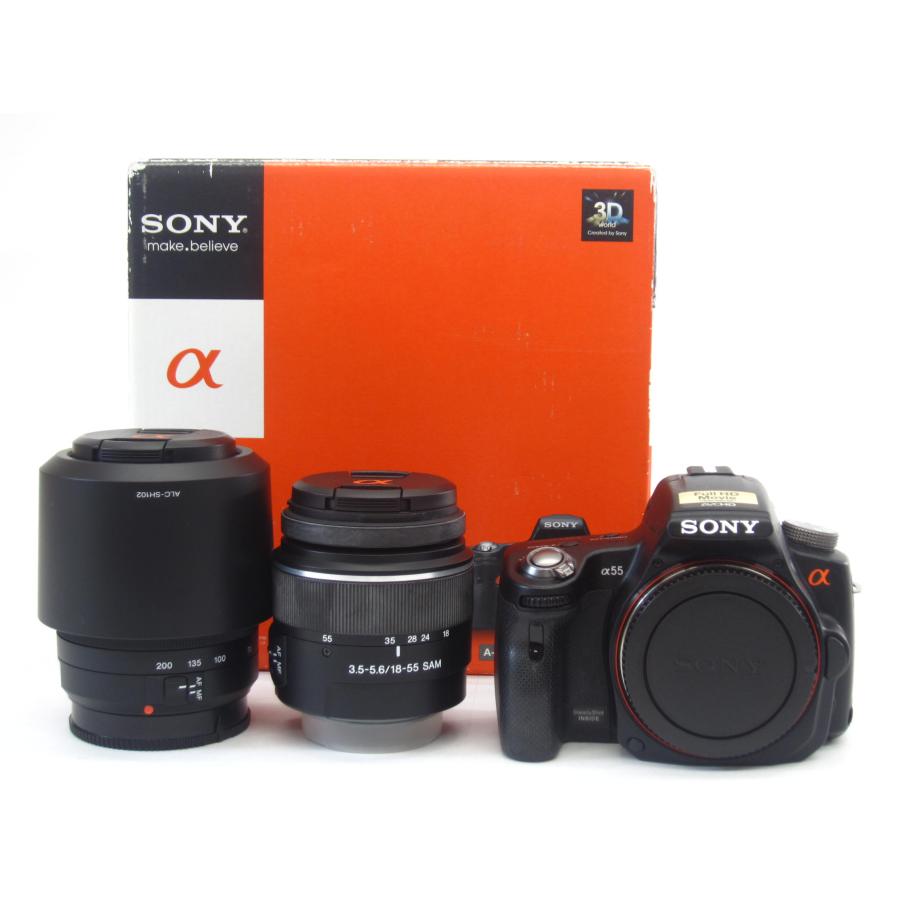 SONY（ソニー） α55 ダブルズームレンズキット 一眼レフカメラ #UK2237