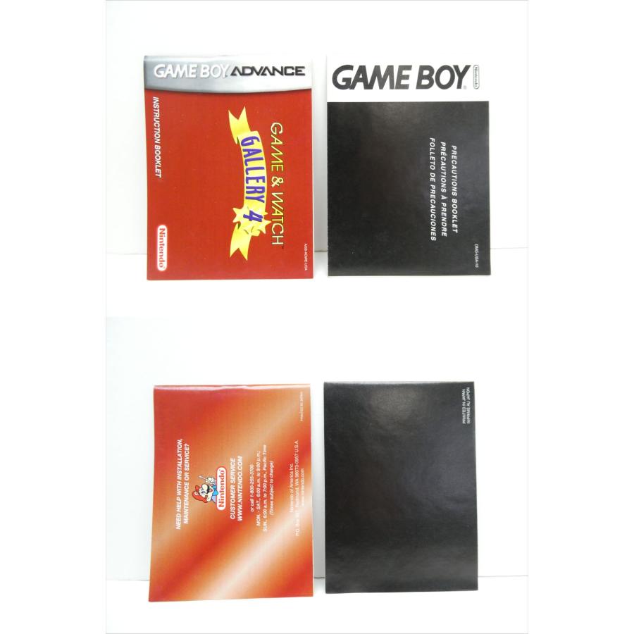 ゲームボーイアドバンス GBA 海外版 GAME & WATCH ギャラリー4 レトロ