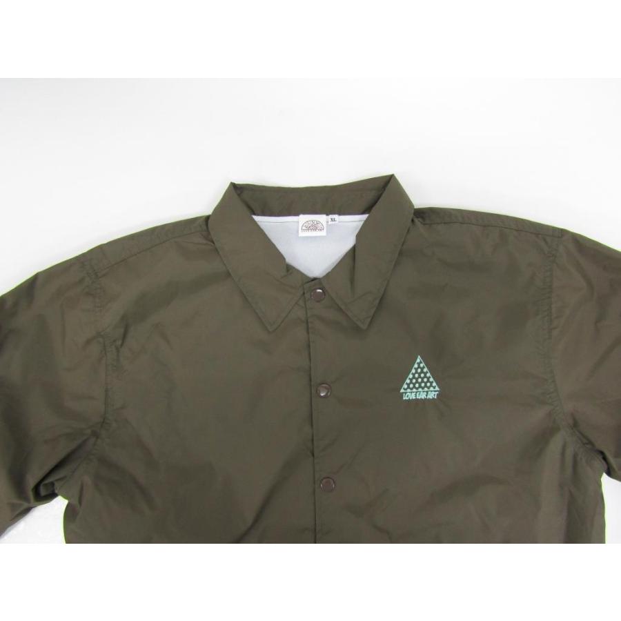 LOVE EAR ART ラブイヤーアート コーチジャケット XLサイズ ダーク