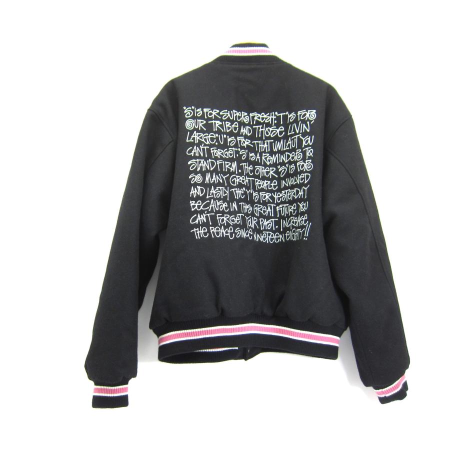 STUSSY（ステューシー） stussy s talk melton varsity jacket SIZE:XL