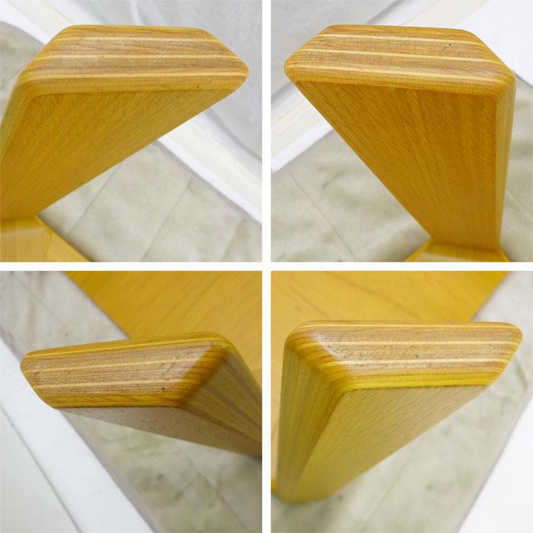 天童木工 中古 テーブル T-2687NA-ST Middle Type ナラ柾目 ST色 正規