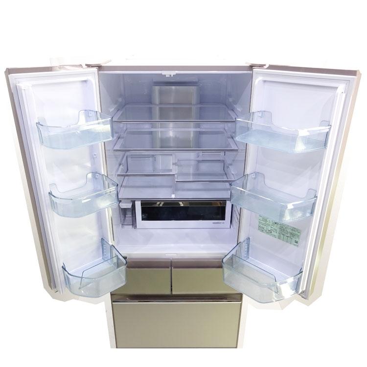 日立（HITACHI） 中古・設置込み 520L 2019年製 6ドア冷凍冷蔵庫