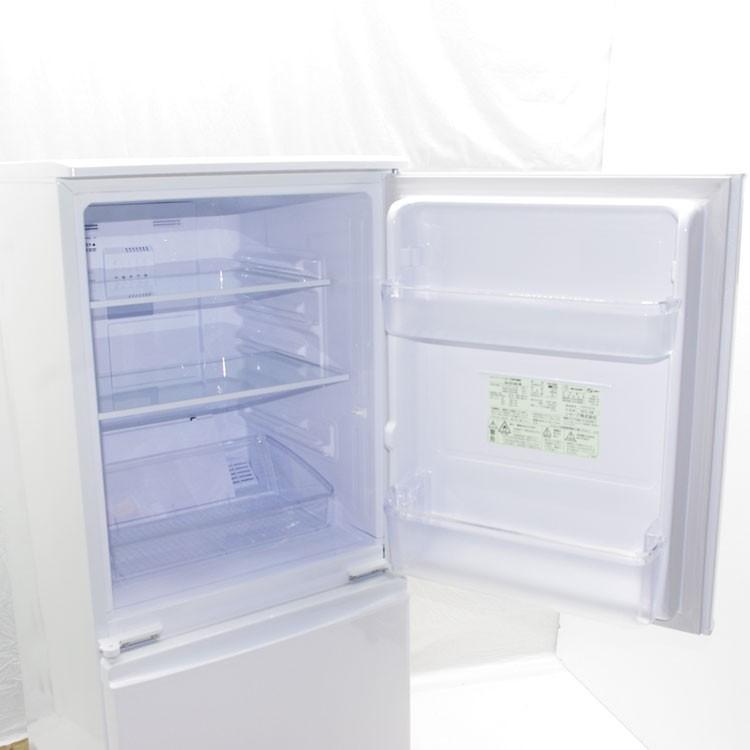 中古】【設置込み】シャープ 137L 2015年製 単身用2ドア冷凍冷蔵庫 SJ