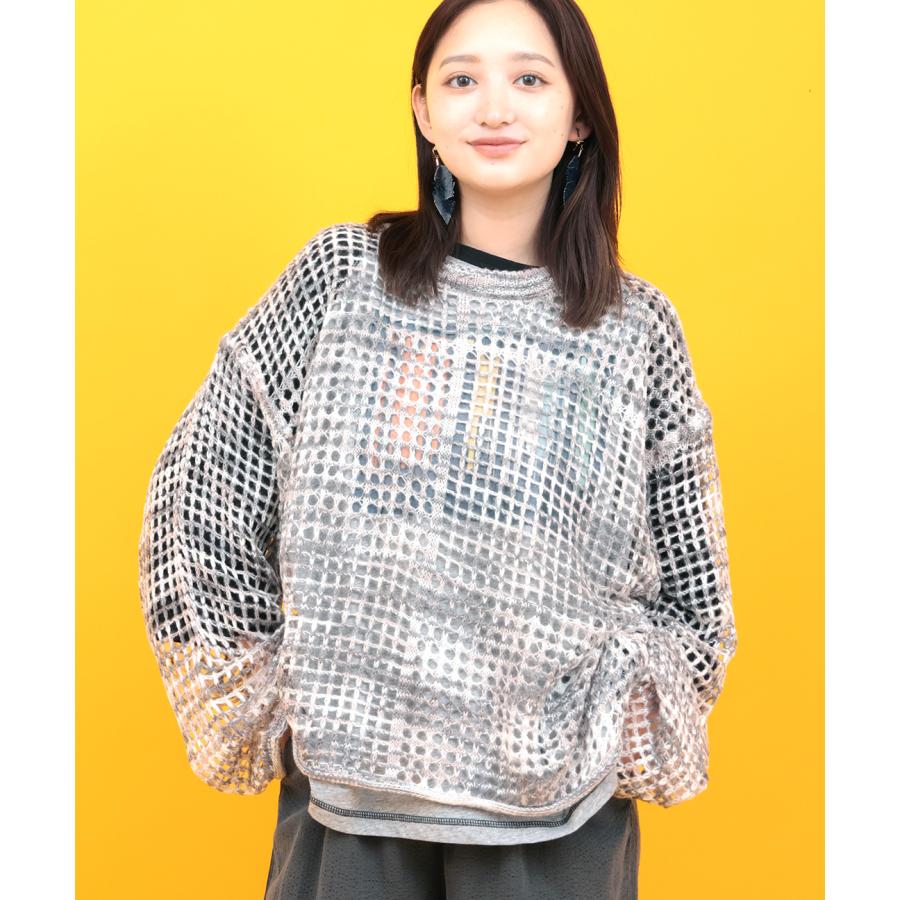 チチカカ（TITICACA） Orale! モヘアタッチメッシュニット プル