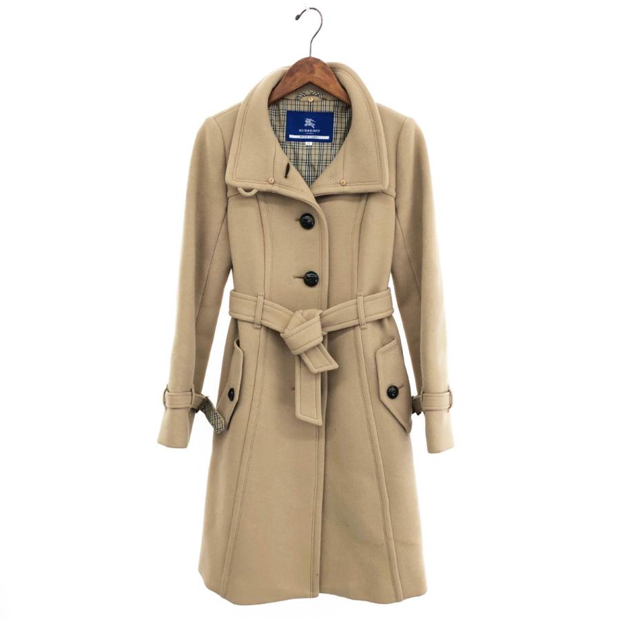 ブルーレーベル ウールコート ベージュ ブルーレーベルクレスト