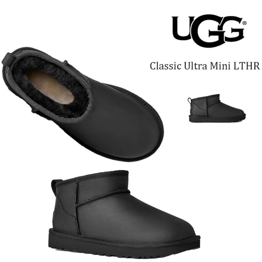 UGG（アグ） ブーツ レディース クラシック ウルトラ ミニ レザー